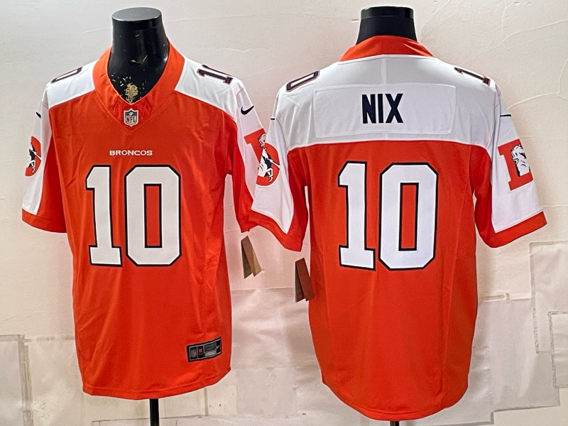 Men 2026 Denver Broncos #10 Nix orange Nike Limited NFL Jersey 0903005